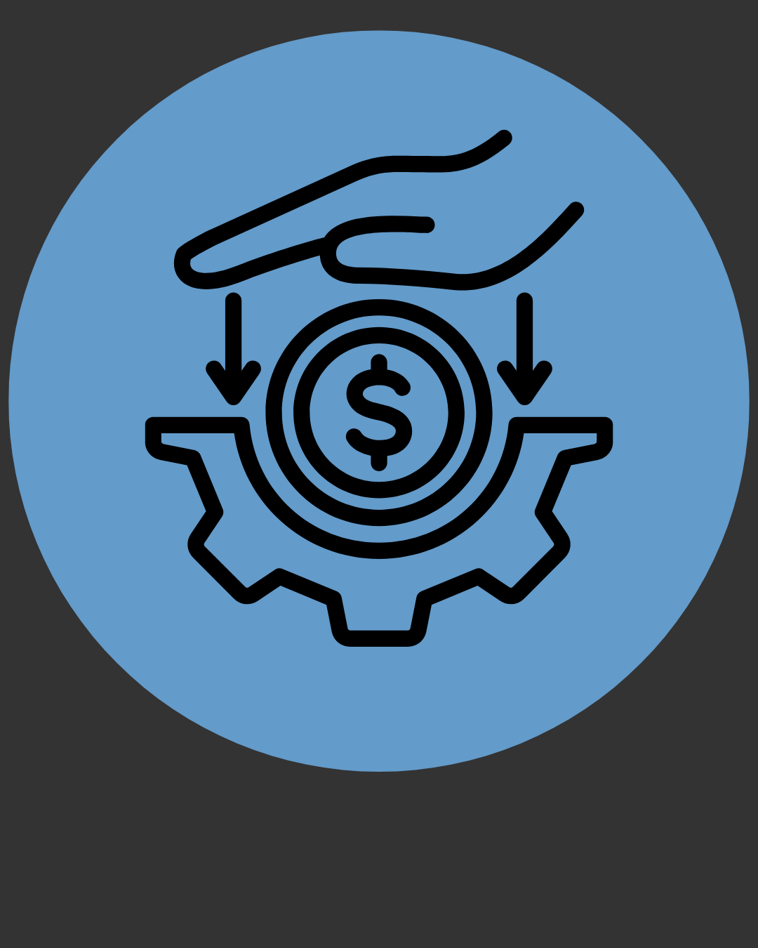 Cost Effective BW Line Icon